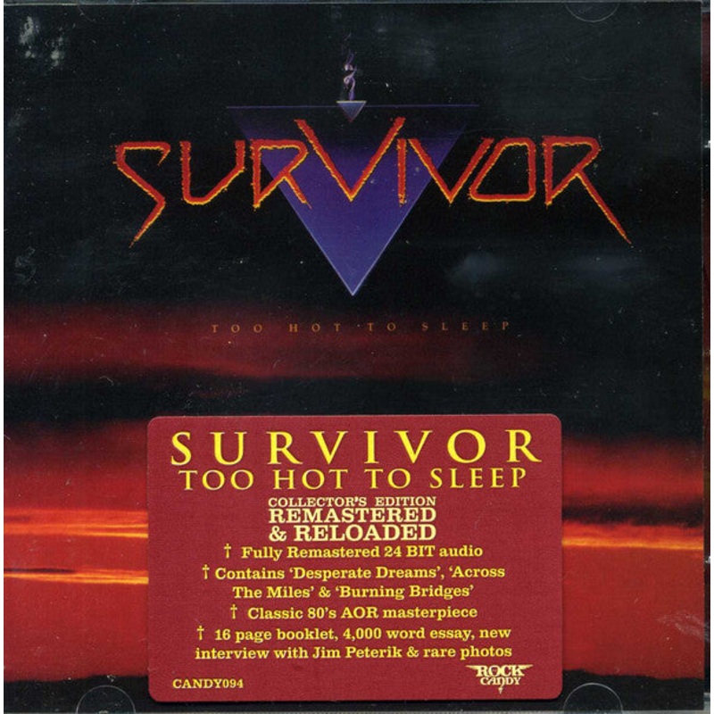 Survivor – Too Hot To Sleep – CD