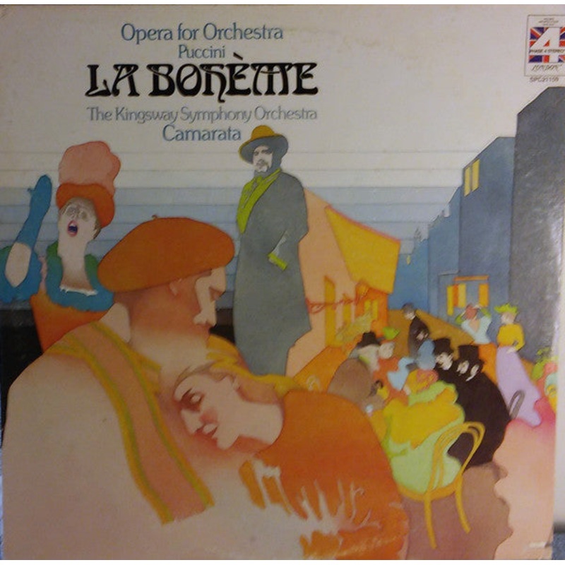 The Kingsway Symphony Orchestra, Tutti Camarata – La Bohme Opera Para Orquesta – LP – Mint (M)