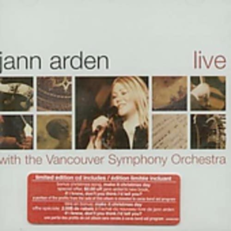 Jann Arden With The Vancouver Symphony Orchestra  Live – USED CD