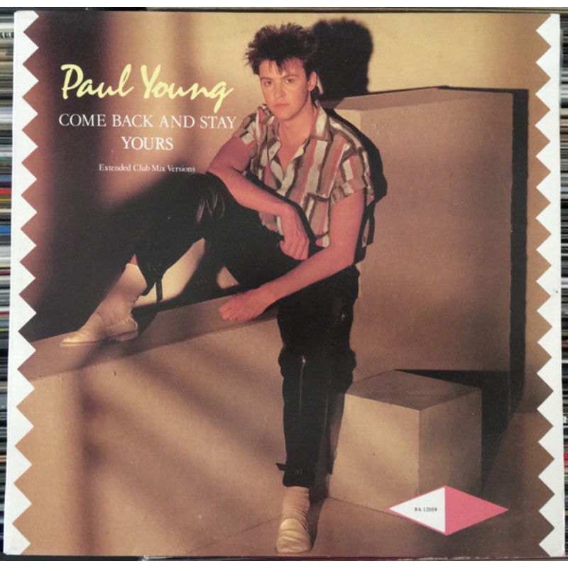 Paul Young – Come Back And Stay / Yours (Extended Club Mix Versions) – 12 – Near Mint (NM or M-)