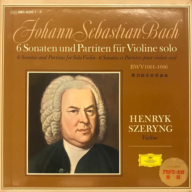 Bach: Solo-Violinsonaten.Szeryng(Box Set No.22)