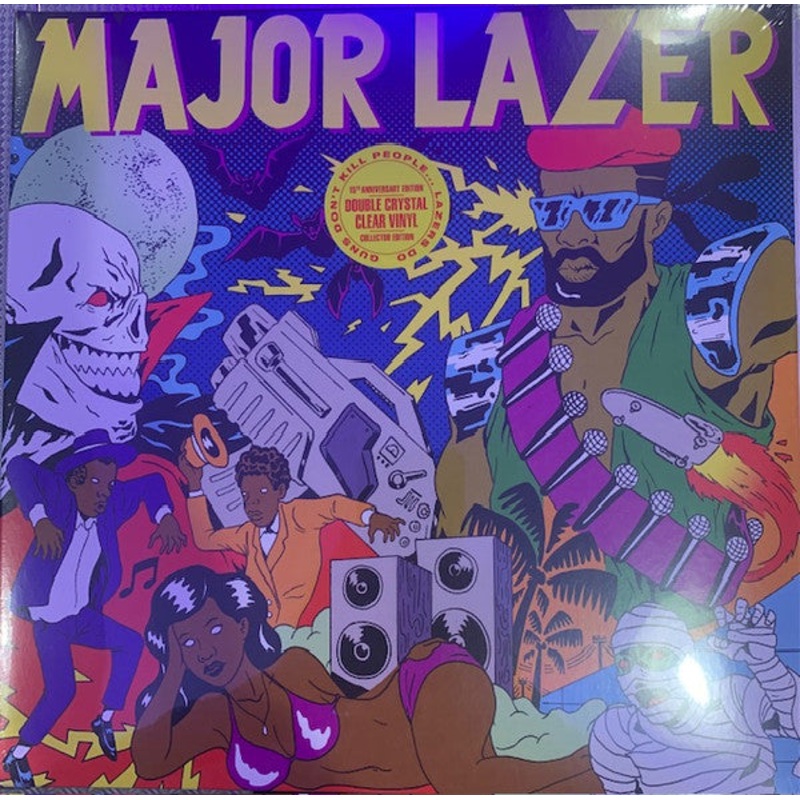 Major Lazer – Guns Don’t Kill People… Lazers Do – 2xLP, Album, Ltd, RE, Cry – Mint (M)